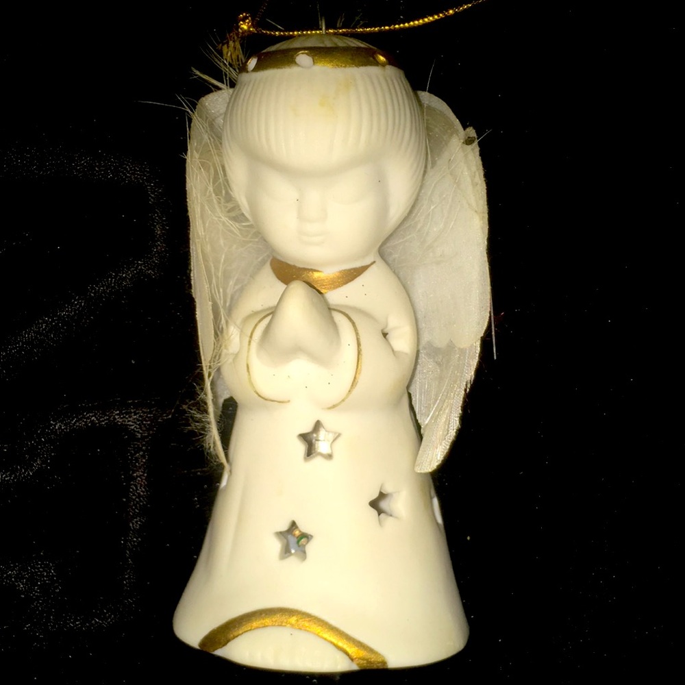 Light Up Praying Angel Figurine